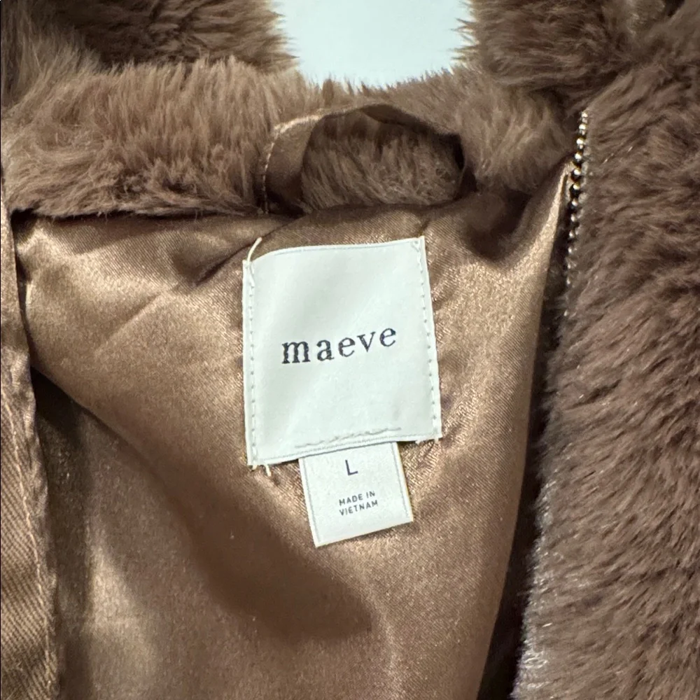 Faux fur Anthropologie jacket - Picture 2 of 3